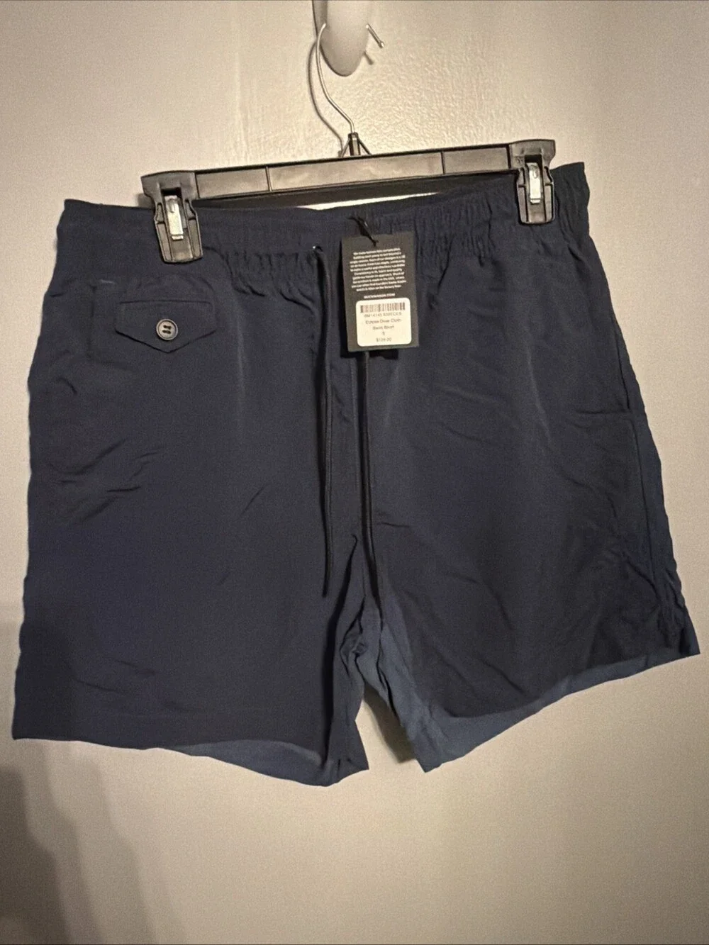 Buck Mason Men’s Small Eclipse Diver Cloth Swim Short